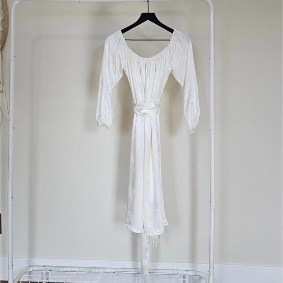 House of Harlow White Silk Dress - Picture 3 of 7
